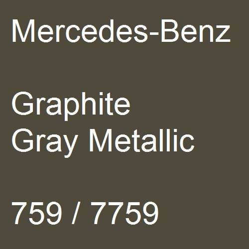 Mercedes-Benz, Graphite Gray Metallic, 759 / 7759.